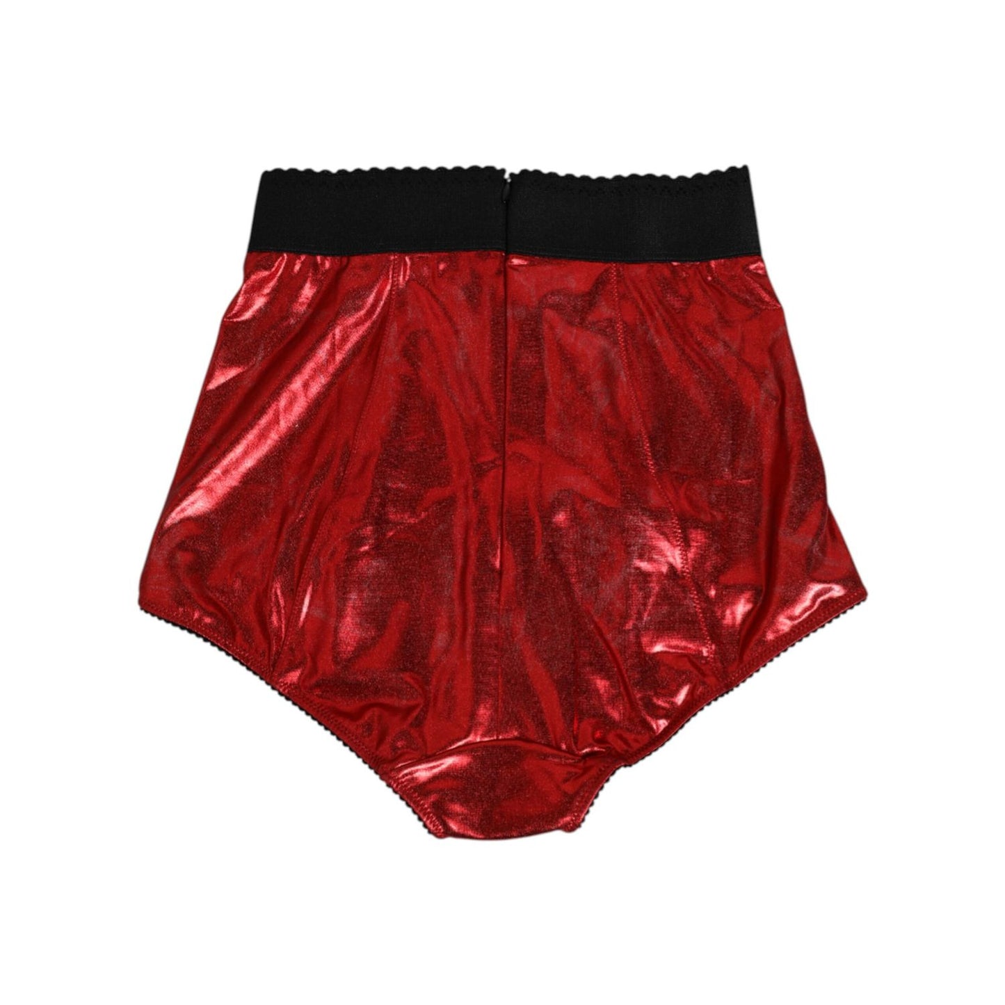 Dolce & Gabbana Red Polyester High Waist Girdle Women Underwear