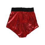 Dolce & Gabbana Red Polyester High Waist Girdle Women Underwear