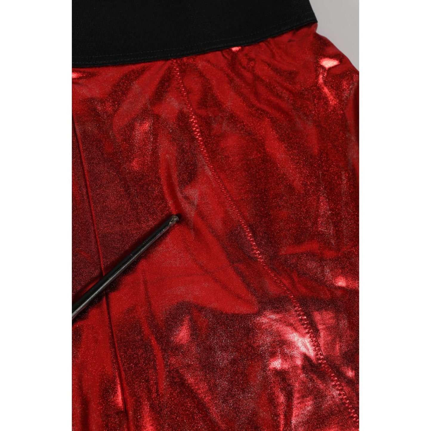 Dolce & Gabbana Red Polyester High Waist Girdle Women Underwear
