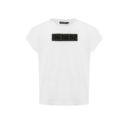 Dolce & Gabbana White Cotton T-Shirt