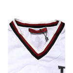 Dolce & Gabbana White #DGMillennials King Crown V-neck T-shirt