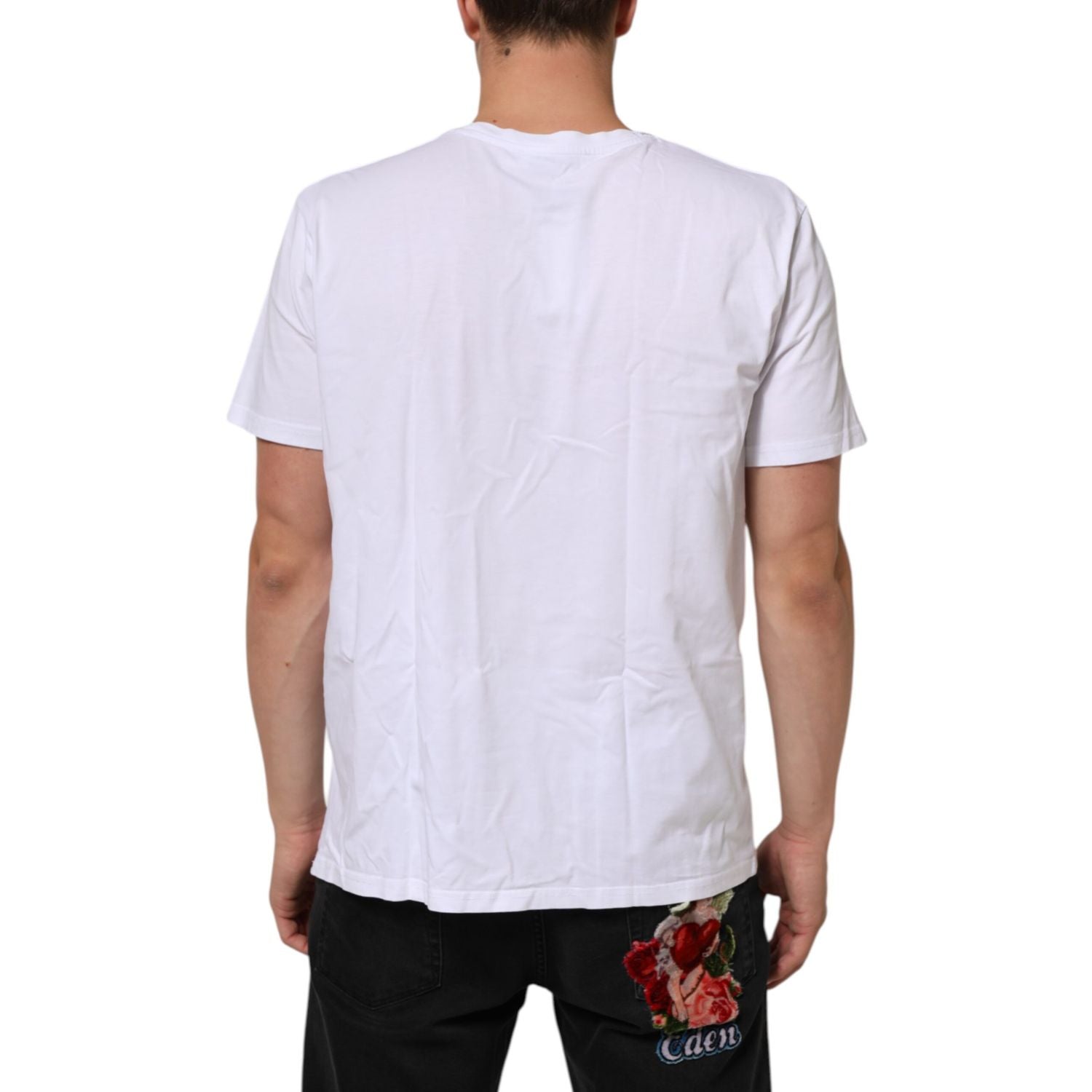 Front view with bag zipped and handles upright.