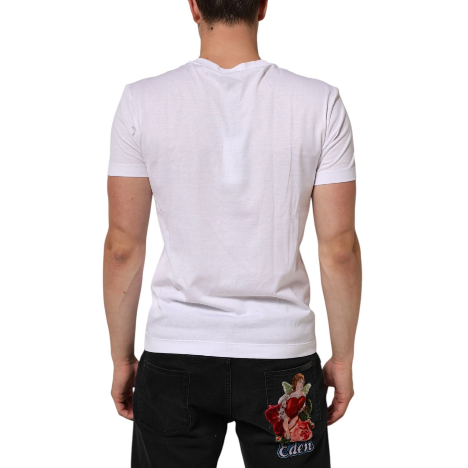 Front view with bag zipped and handles upright.