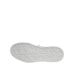 Dolce & Gabbana White Red Portofino Low Top Men Sneakers Shoes