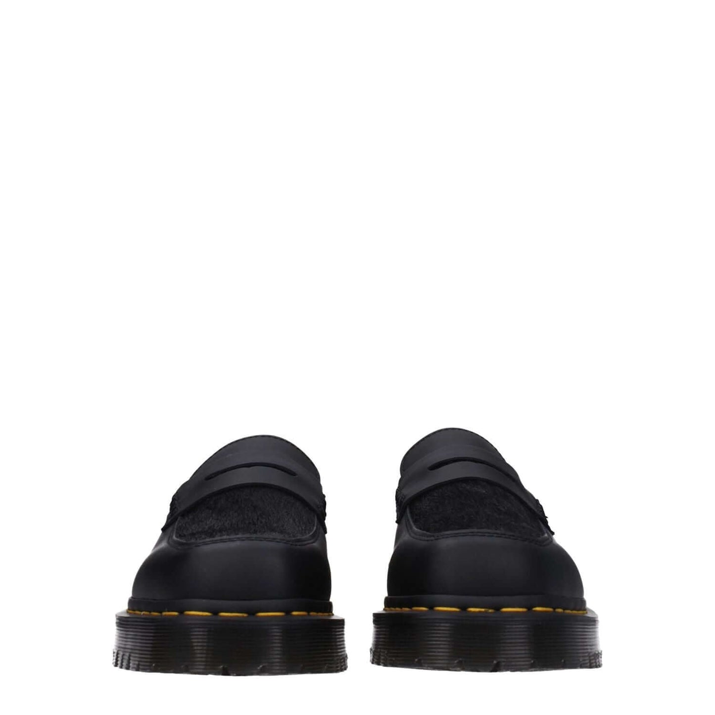 Dr. Martens Black Leather Slip-On Loafers