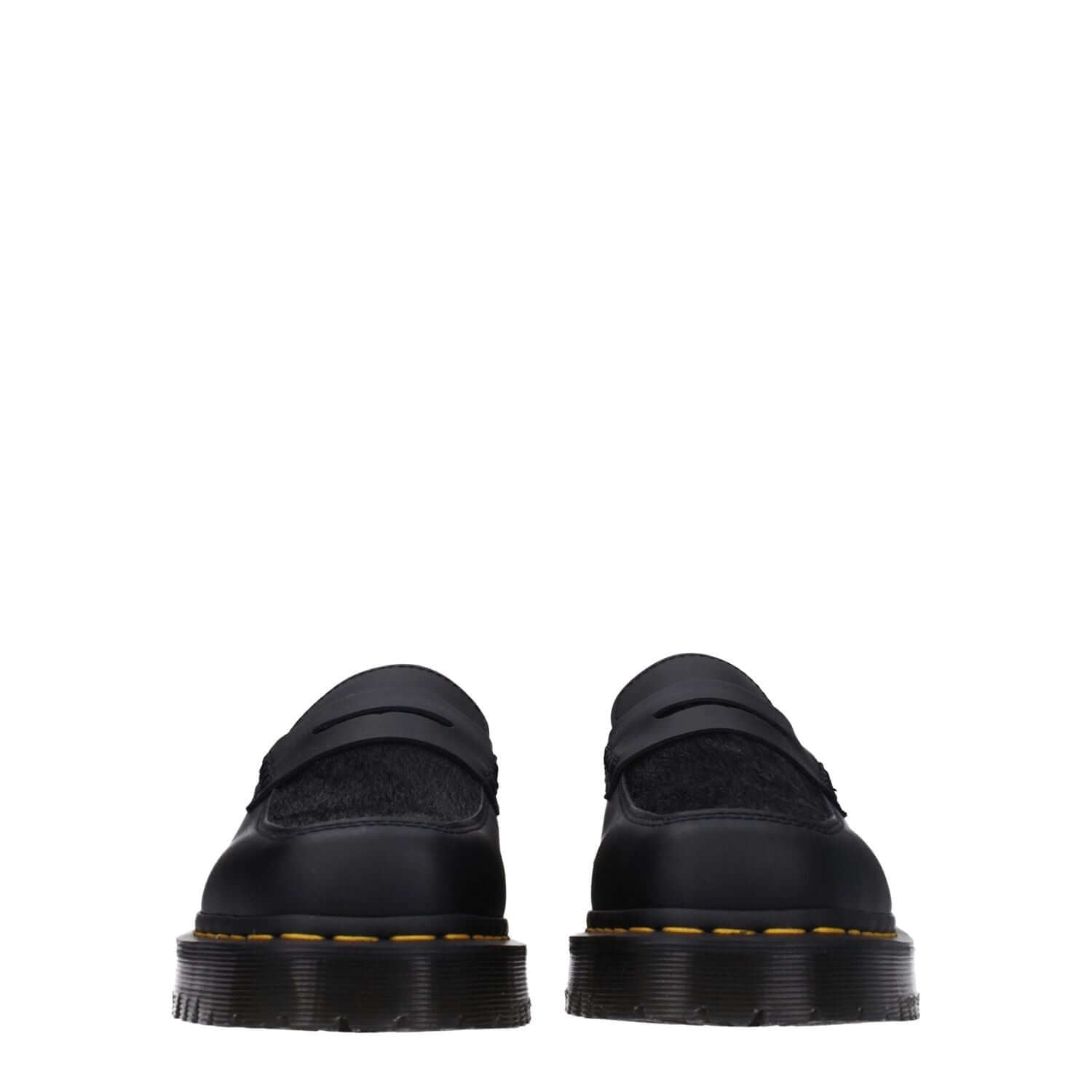 Dr. Martens Black Leather Slip-On Loafers