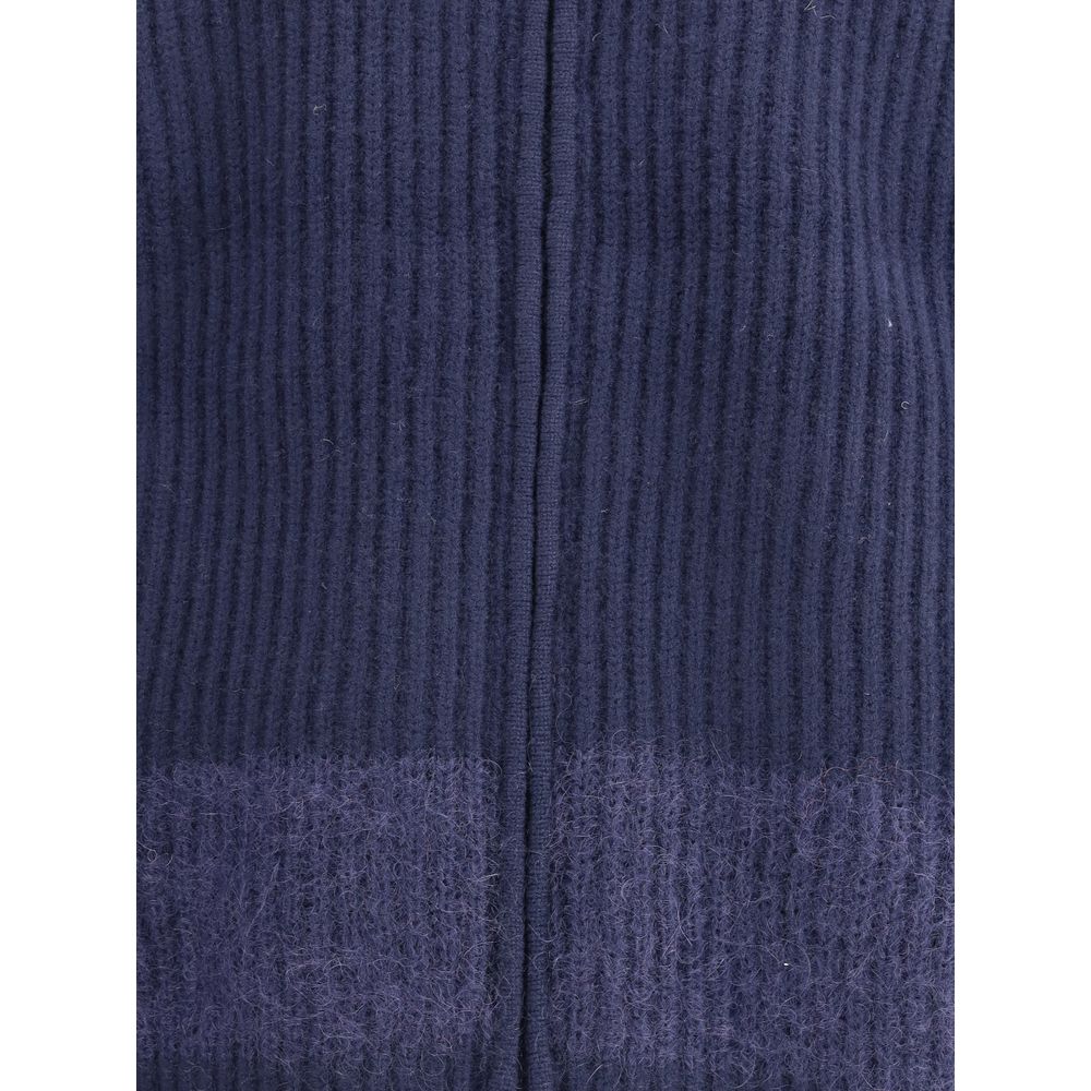Dsquared² Blue Wool Cardigan