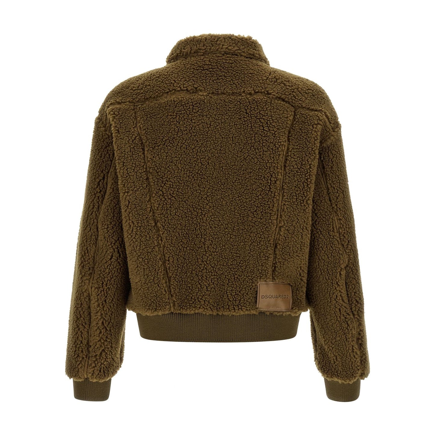 Dsquared² Brown Polyester Full-Length Jacket