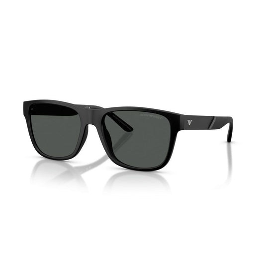 EMPORIO ARMANI MOD. EA 4243 acetate sunglasses for gents, stylish black frame design.