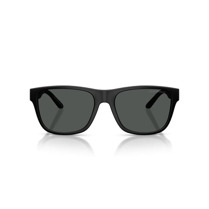 EMPORIO ARMANI MOD. EA 4243 sunglasses for men in acetate material, featuring a sleek black design suitable for gentlemen.