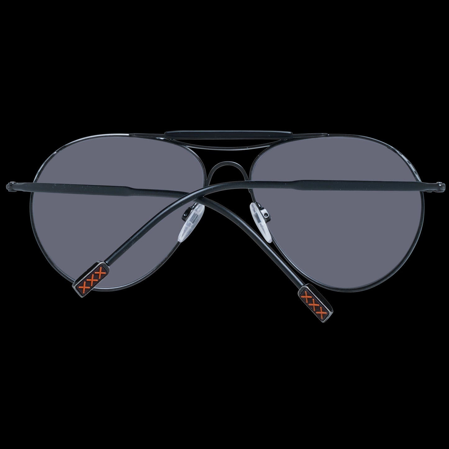 ERMENEGILDO ZEGNA MOD. ZC0020 02A57 aviator sunglasses for men with sleek black frame and dark lenses.