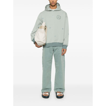 Emporio Armani Sweaters Clear Blue Topwear