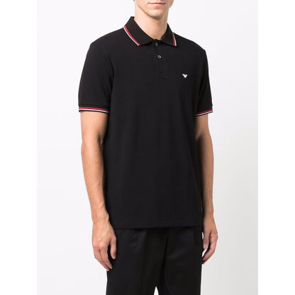 Emporio Armani T-shirts and Polos Black Topwear