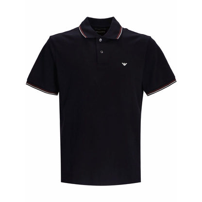 Emporio Armani T-shirts and Polos Blue Topwear