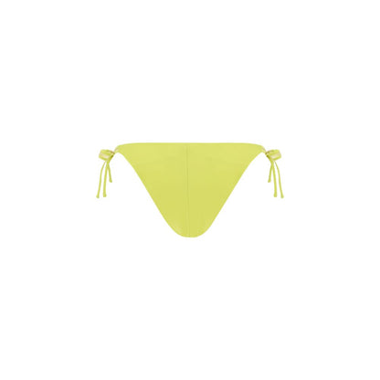 Exilia Yellow Polyamide Swim Briefs, classic tie-hip design, SS24 collection by Simons, made from 100% polyamide.