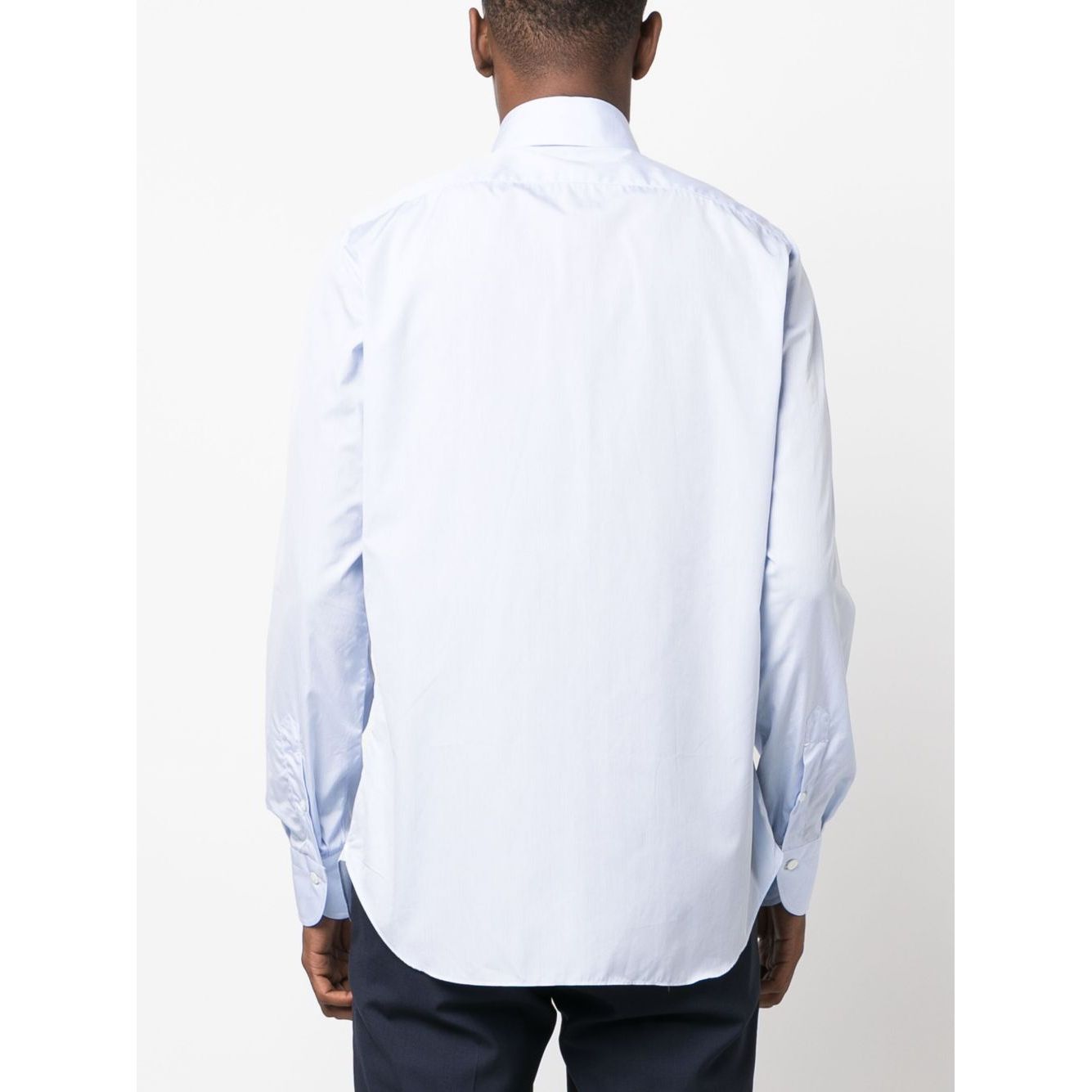 FINAMORE 1925 NAPOLI Shirts Clear Blue Shirts