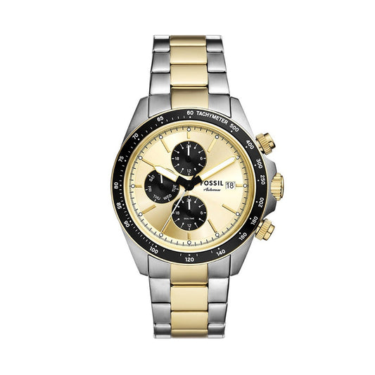 FOSSIL WATCHES Mod. FS6126 in gold and silver with chronograph display.