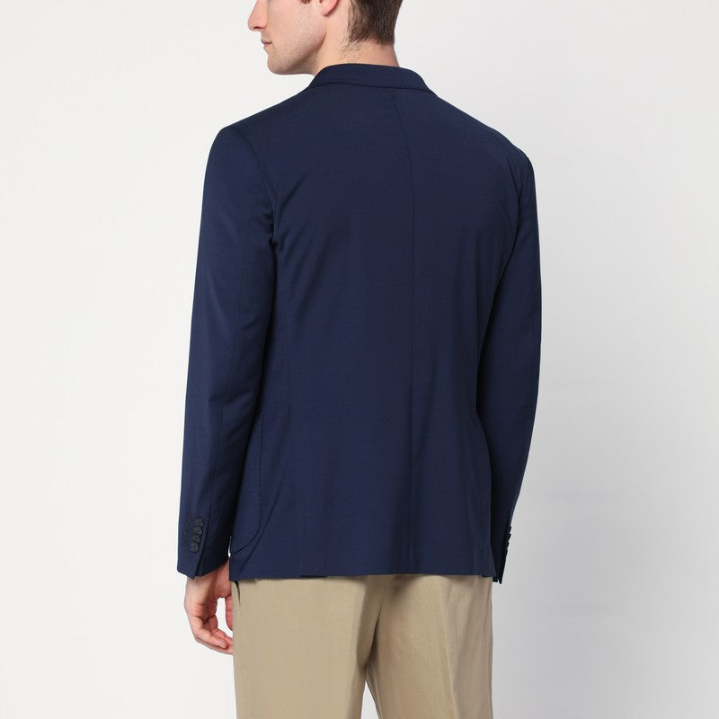 Front view with bag zipped and handles upright.