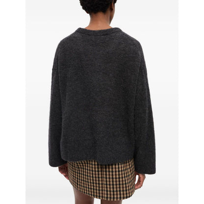 GANNI Sweaters Grey Topwear