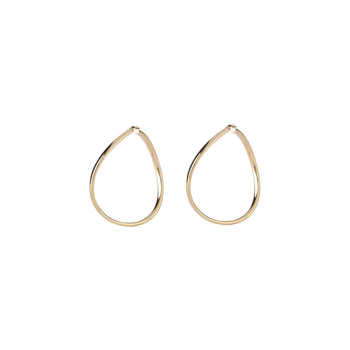 Elegant gold hoop earrings from GUESS JEWELS JEWELRY Mod. JUBE04195JWYGT-U collection, stylish and modern design for any occasion.