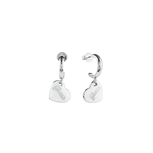GUESS JEWELS JEWELRY Mod. JUBE05151JWRHWHT-U stylish heart-shaped earrings