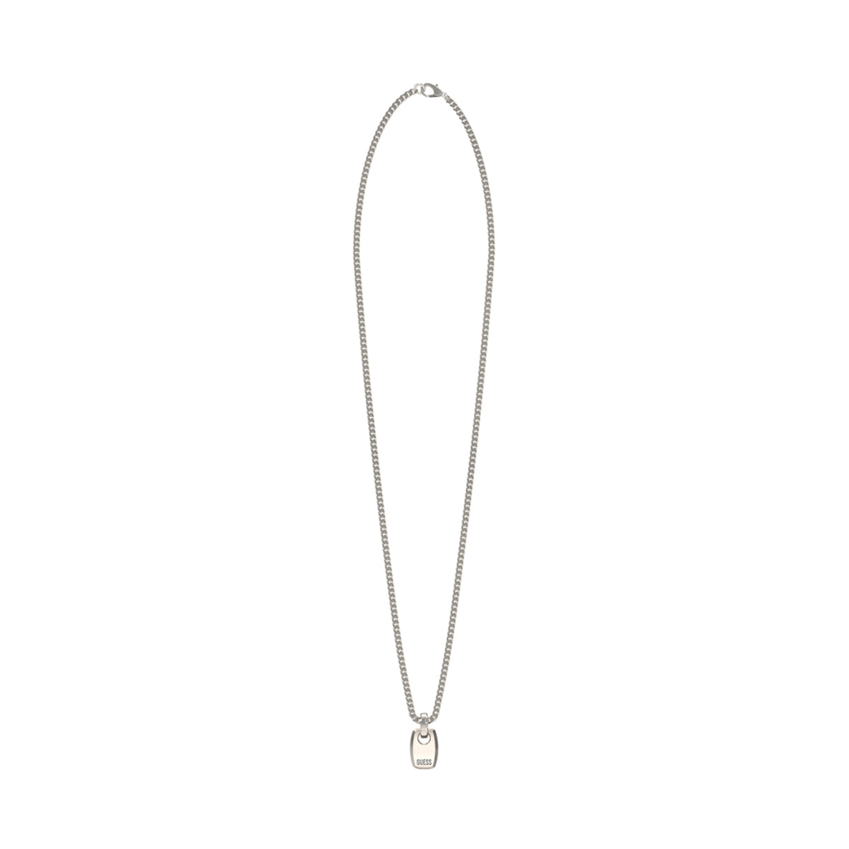 Silver necklace GUESS JEWELS JEWELRY Mod. JUMN05040JWSTT-U featuring a delicate chain with pendant.