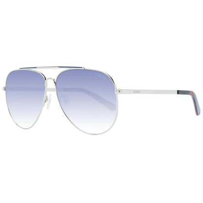 GUESS MOD. GU00059 6232W gent sunglasses with blue gradient lenses and silver frame