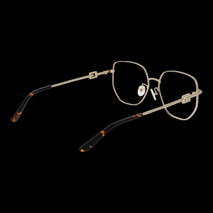 GUESS MOD. GU2989-D 55032, elegant lady's eyeglasses with gold frame and square lenses.