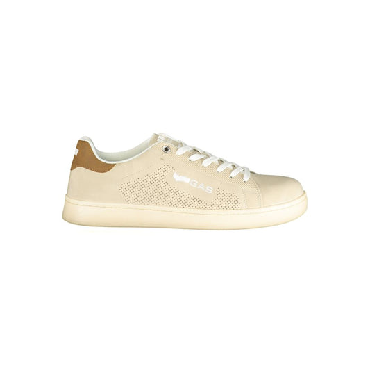 Gas Beige Polyurethane Men Sneaker 1728,67403481248,Athletic - Sneakers - Shoes,Beige,EU40/US7,EU41/US8,EU42/US9,EU43/US10,EU44/US11,EU45/US12,Gas,Men,New with tags,Shoes,Sneakers - Shoes