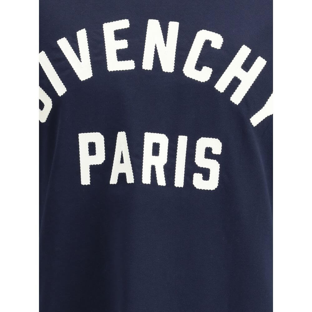 Givenchy Blue Cotton T-Shirt