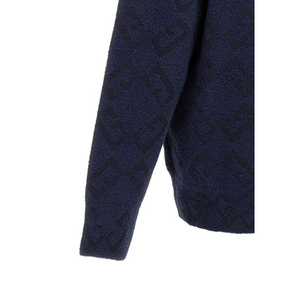 Givenchy Blue Wool Cardigan