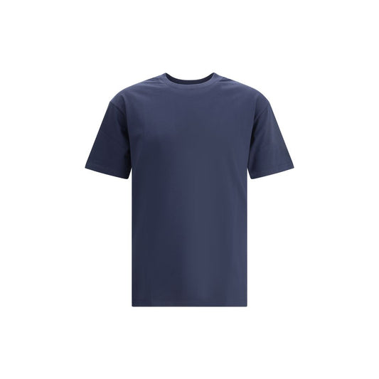 Front view of Givenchy T-Shirt with ribbed crew neck, featuring logo printed on the back for AW25 season, 100% cotton, made in Portugal.