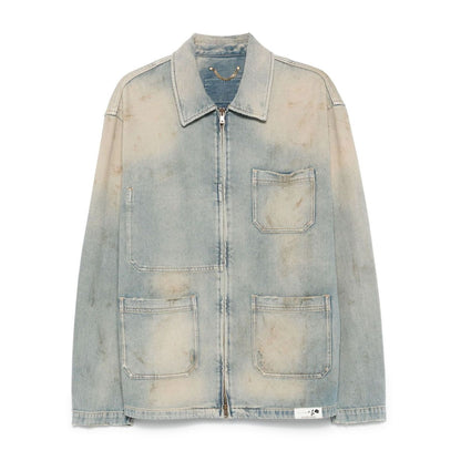 Golden Goose Coats Clear Blue
