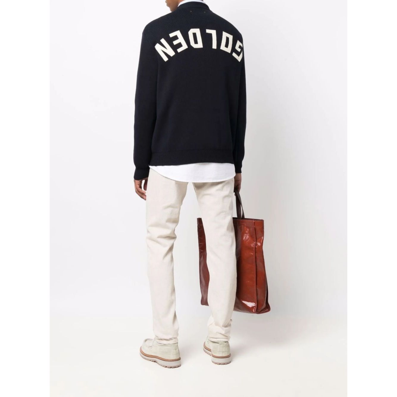 Golden Goose Sweaters Blue Topwear