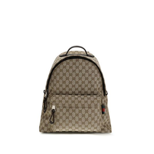 Gucci Beige Nylon Backpack