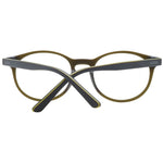 Guess Gray Unisex Glasses Frame, grey full-rim plastic design with round shape, includes branded case.