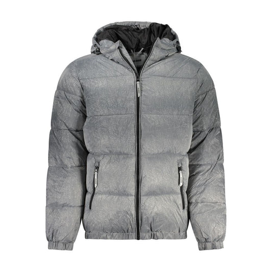 Guess Jeans Gray Polyamide Jacket GU-32081-M-FBB-287