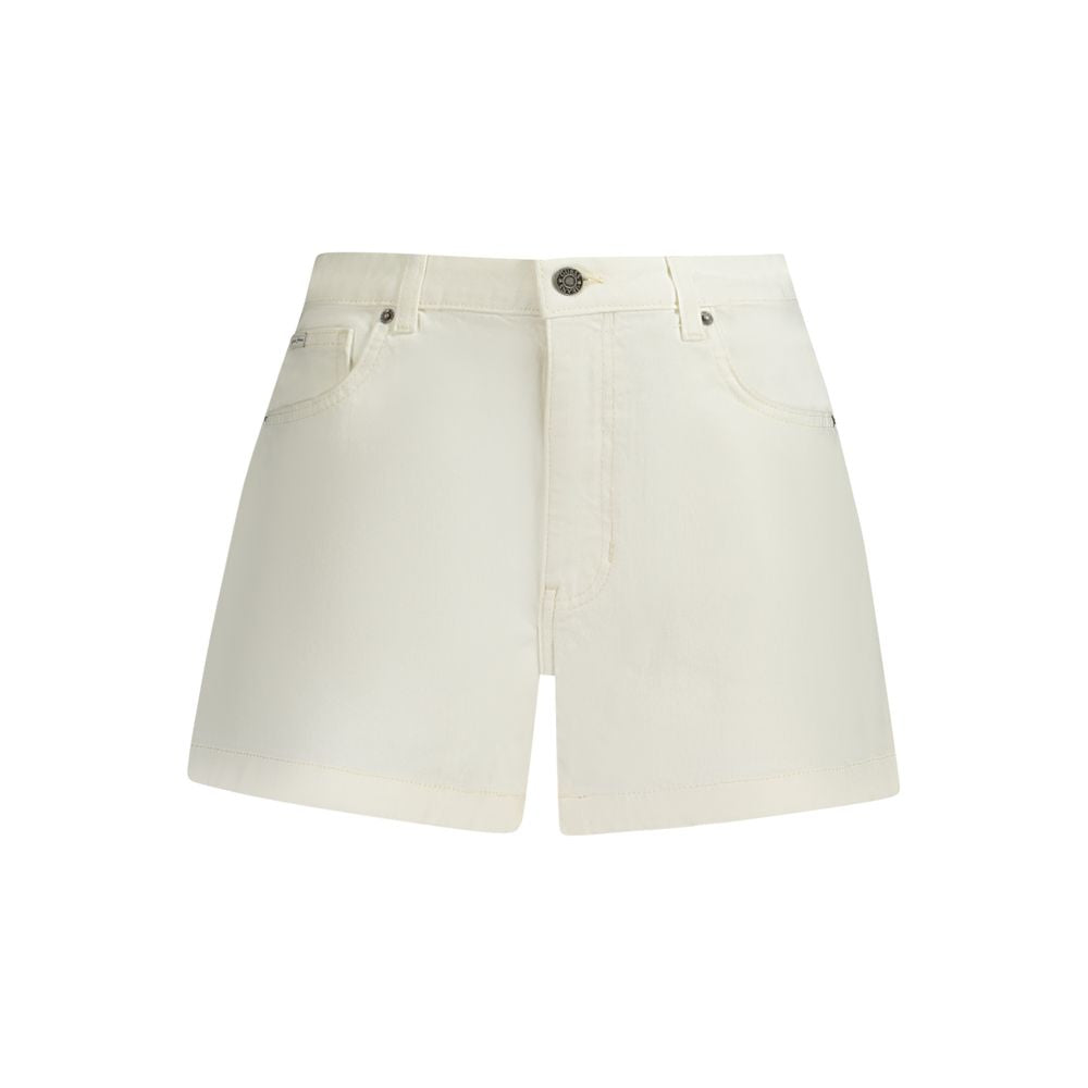 Guess Jeans White Cotton Short