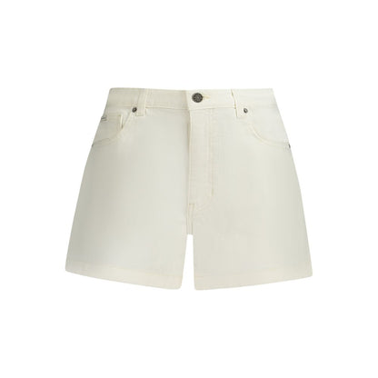 Guess Jeans White Cotton Short
