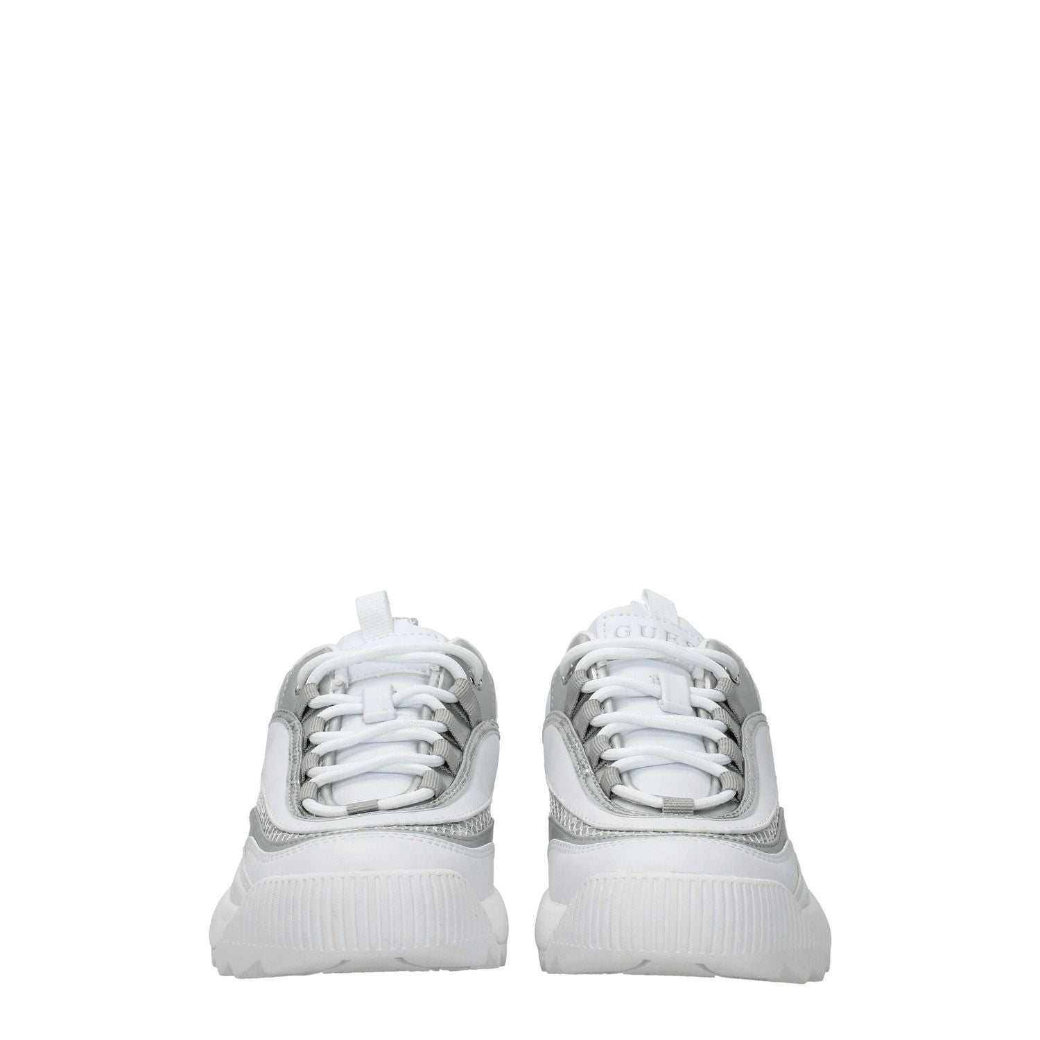 Guess White Polyethylene Chunky Sneakers