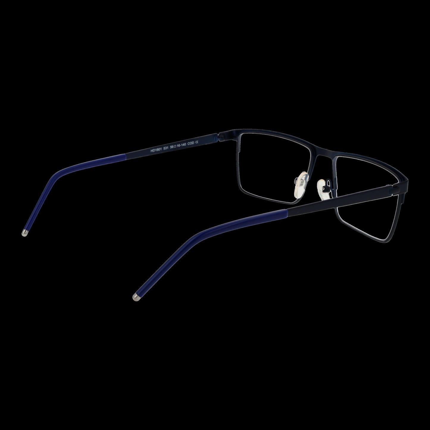 H DESIGN MOD. HD1801 531 gent eyeglasses with sleek modern design and blue-black frame, perfect for stylish gentlemen.
