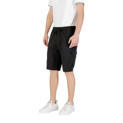 Hugo Boss Black Polyester Bermuda Shorts