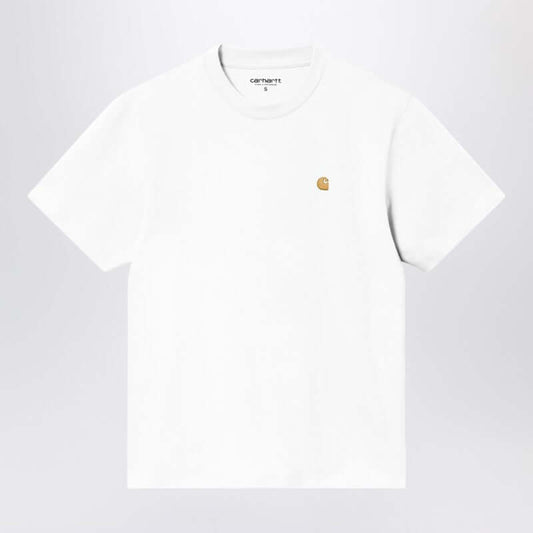 Carhartt WIP S/S Chase white Cotton T-Shirt I026391CO/Q_CARH-00RXX_323