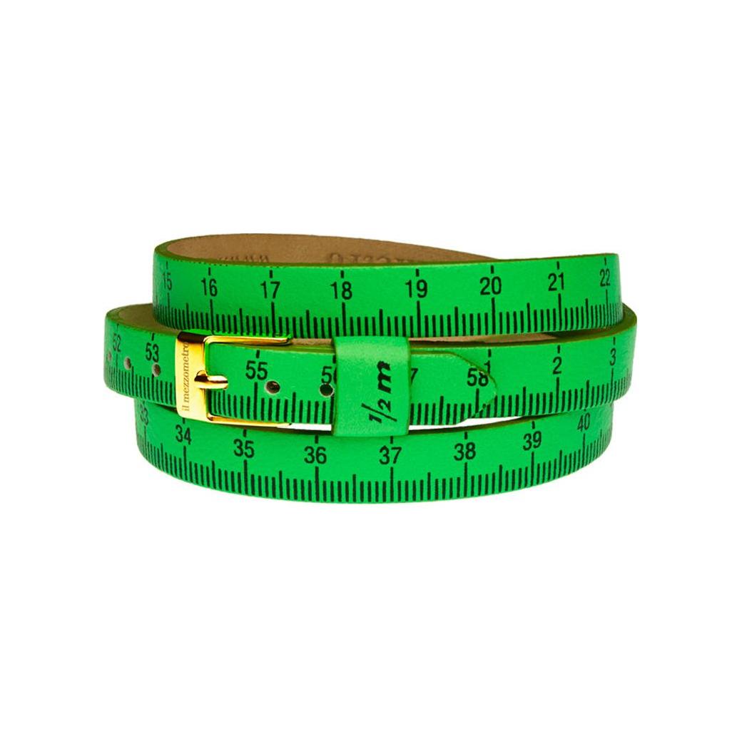 Il MEZZOMETRO Mod. FLUO - Bracciale in pelle/leather bracelet