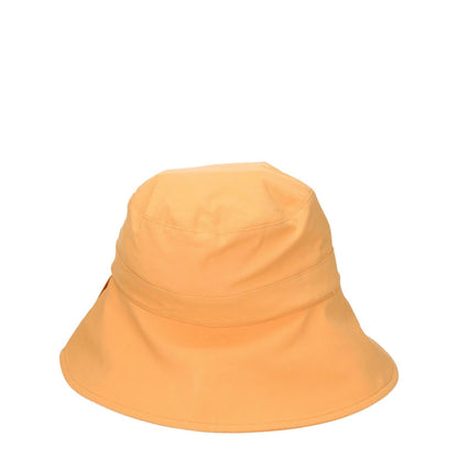 Jacquemus Orange Polyamide Bucket Hat in light orange color, casual style with MPN 235AC4481402750, made of polyamide, cotton, and elastane.