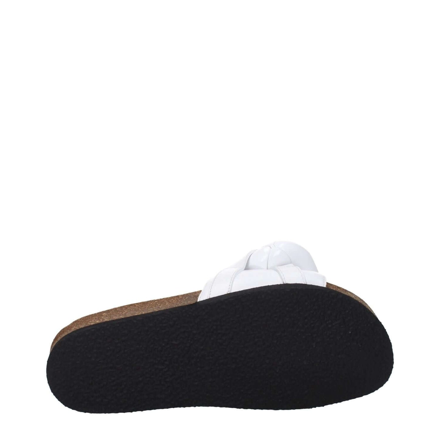 Jw Anderson White Leather Slippers