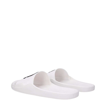 Kenzo White Cotton Slippers