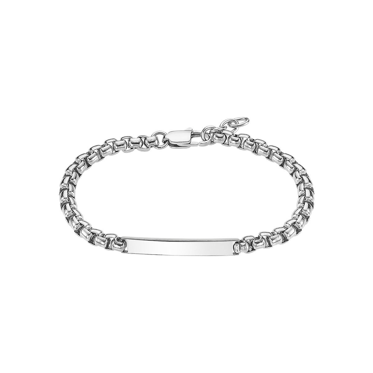 LOTUS JEWELS JEWELRY Mod. LS2365-2/1 silver bracelet with link chain
