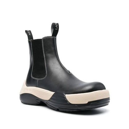 Lanvin Black Calfskin Chelsea Boots