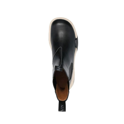 Lanvin Black Calfskin Chelsea Boots